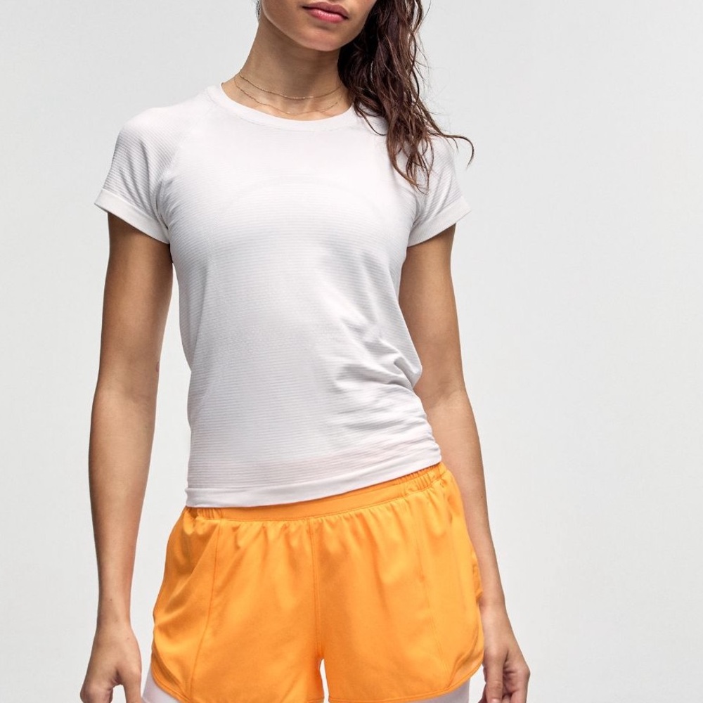 Lululemon Swiftly Tech Short-Sleeve Shirt 2.0 Waist Length White
